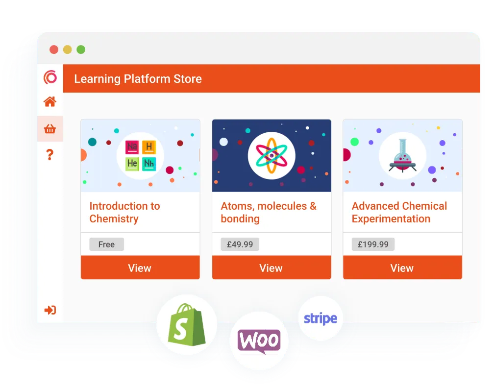 Synap online exam platform UI